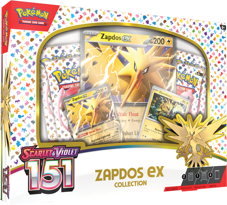 Pokémon TCG: Scarlet & Violet - 151 Collection Zapdos ex