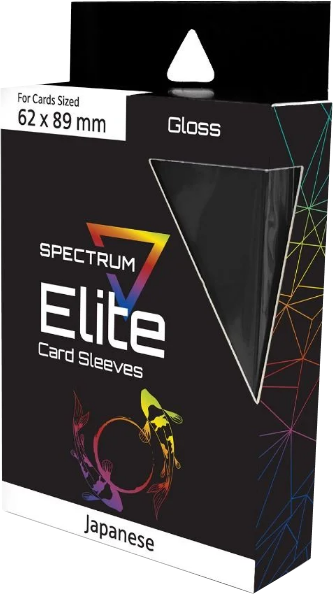 Elite Card Sleeves - Small (Japanese) - Black Elite Card Sleeves - Small (Japanese) - Black