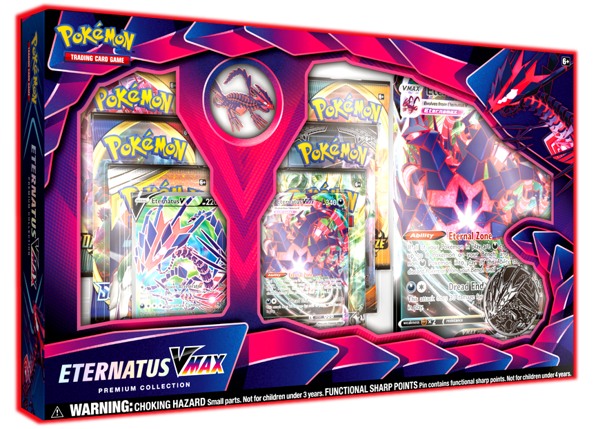 Pokemon Eternatus VMAX Premium Collection Box Pokemon Eternatus VMAX Premium Collection Box