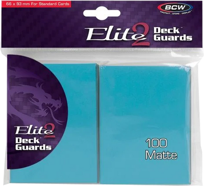light blue card sleeves Deck Guard - Elite2 - Anti-Glare