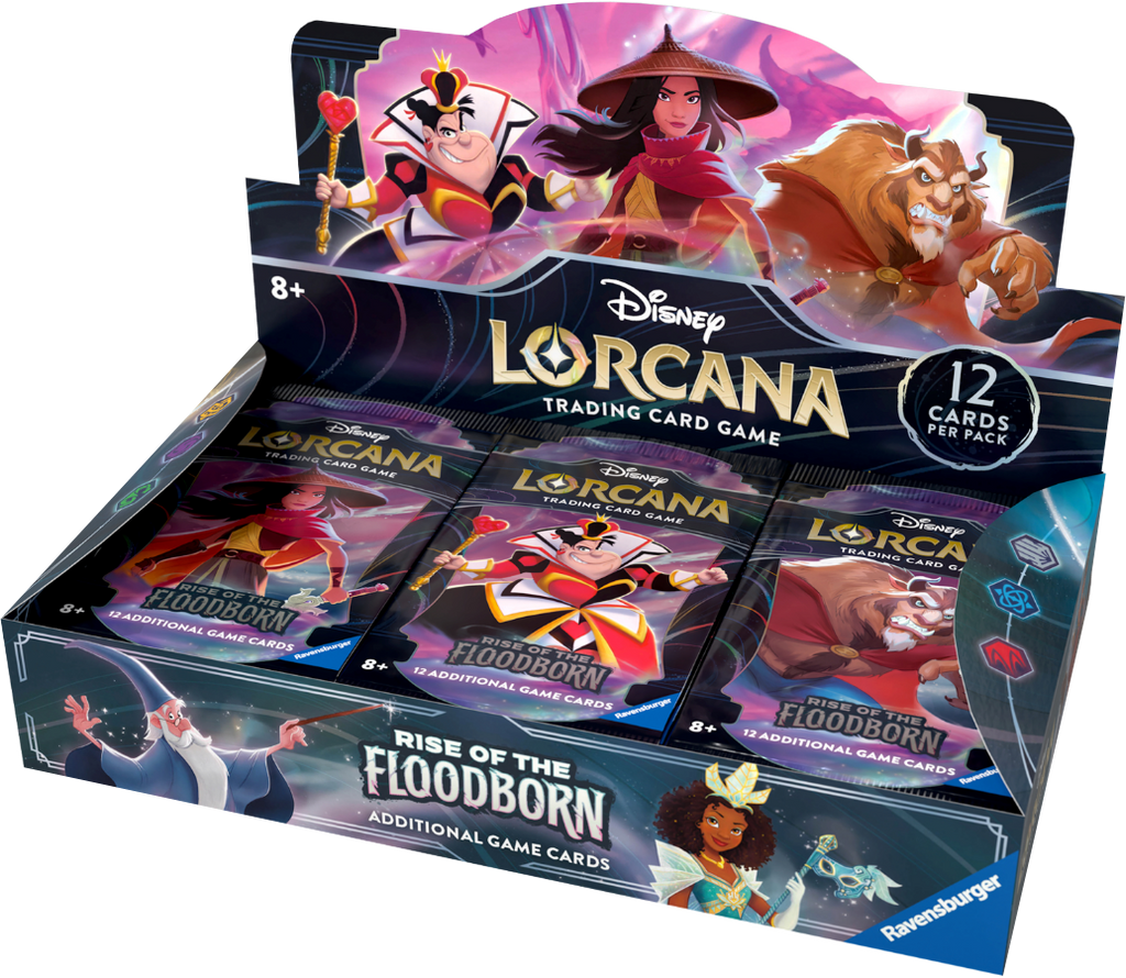 Disney Lorcana TCG: Rise of the Floodborn Booster Display (24) Disney Lorcana TCG: Rise of the Floodborn Booster Display (24)