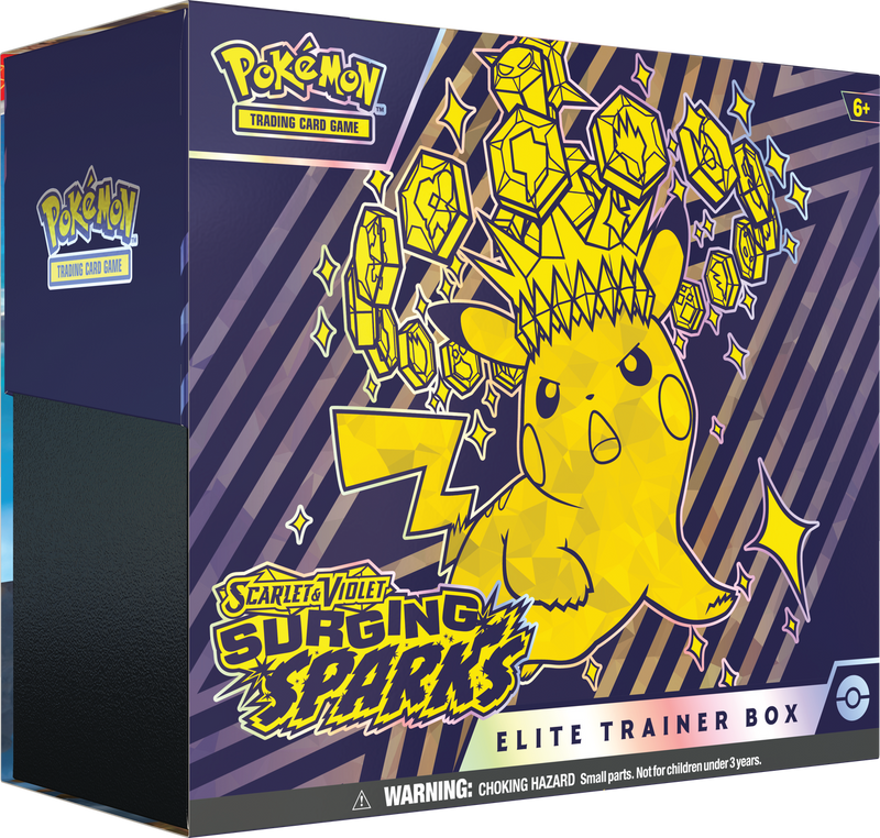Pokmon TCG: Scarlet & Violet - Surging Sparks Elite Trainer Box Pokmon TCG: Scarlet & Violet - Surging Sparks Elite Trainer Box