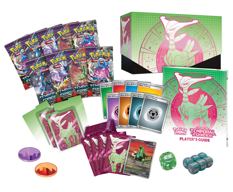 Pokémon TCG: Scarlet & Violet - Temporal Forces Elite Trainer Box [Iron Leaves]