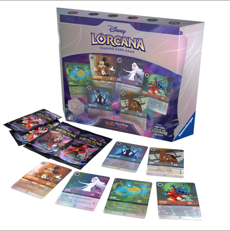 Disney Lorcana TCG: Rise of the Floodborn Disney 100 Collector's Edition Gift Set
