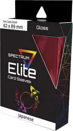 Elite Card Sleeves - Small (Japanese) - Red