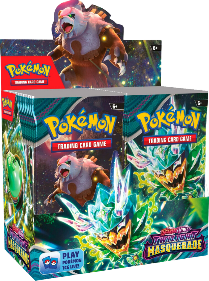 Pokmon TCG: Scarlet & Violet- Twilight Masquerade Booster Box Pokmon TCG: Scarlet & Violet- Twilight Masquerade Booster Box