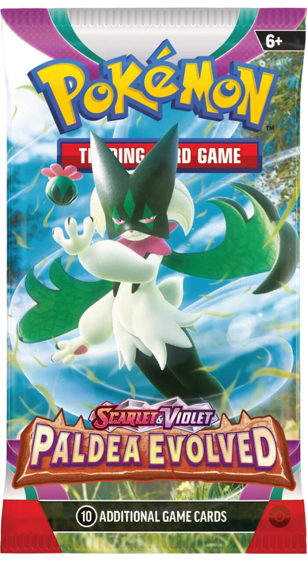 pokemon card packs rare Pokemon Scarlet & Violet: Paldea Evolved Booster Pack