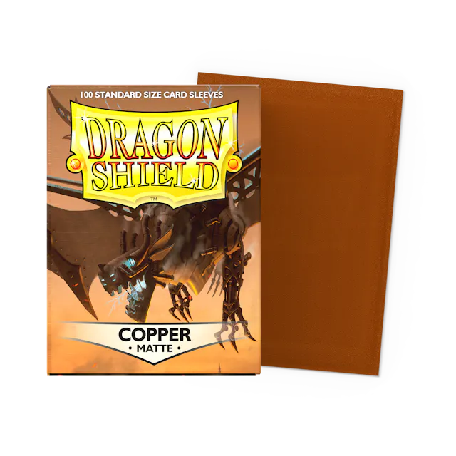 Dragon Shields: (100) Matte Copper