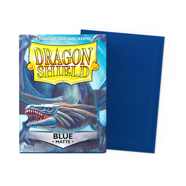 Dragon Shield Sleeves: Standard- Matte Blue (100 ct.)