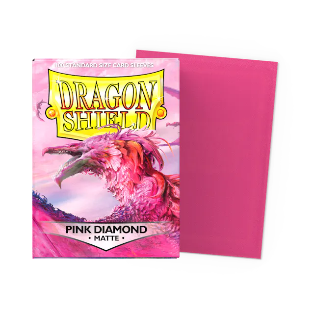 Dragon Shields: (100) Matte - Pink Diamond
