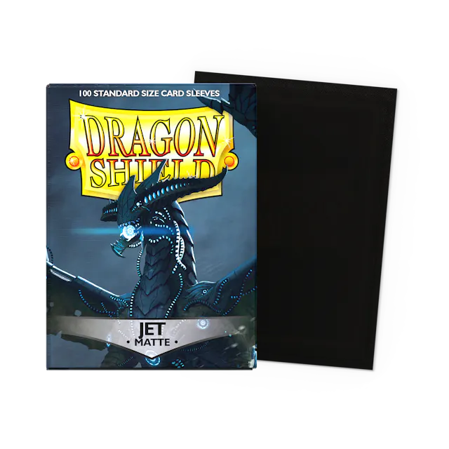 Dragon Shield Sleeves: Standard- Matte Jet (100 ct.)