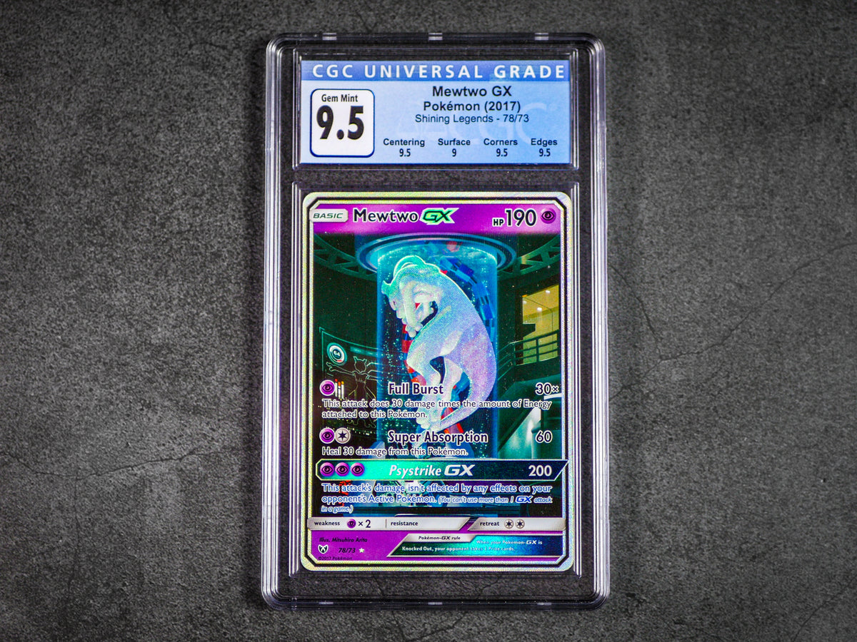 Mewtwo GX - CGC 9.5 GEM MINT - Shining Legends 78/73 Mewtwo GX - CGC 9.5 GEM MINT - Shining Legends 78/73