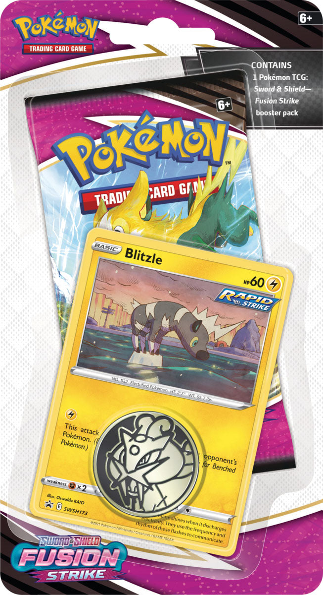 Pokemon TCG: Sword & Shield - Fusion Strike Checklane Blisters