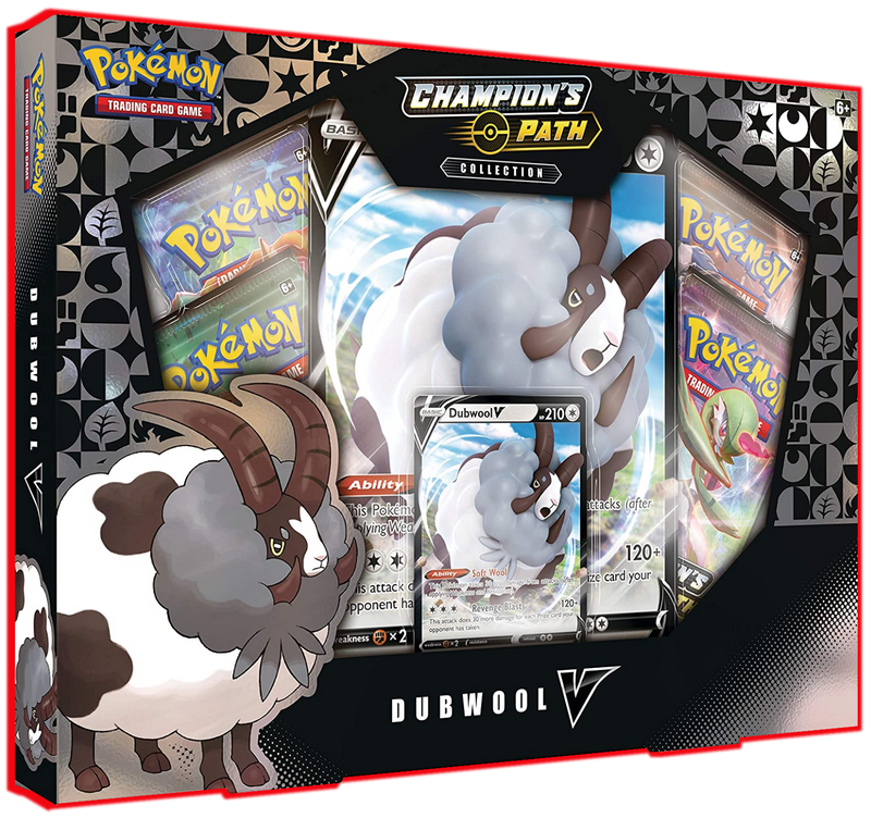 Pokemon Champion's Path Dubwool V Box