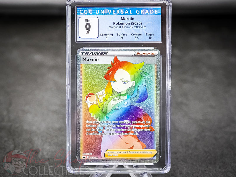 Marnie - CGC 9.0 Mint- Sword & Shield 208/202