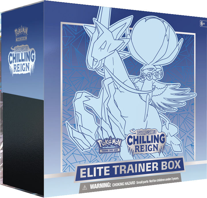 POKÉMON TCG: SWORD & SHIELD — CHILLING REIGN ELITE TRAINER BOX [Ice Rider Calyrex]