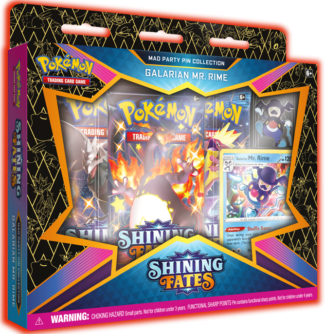 POKEMON: Shining Fates Mad Party Pin Collections