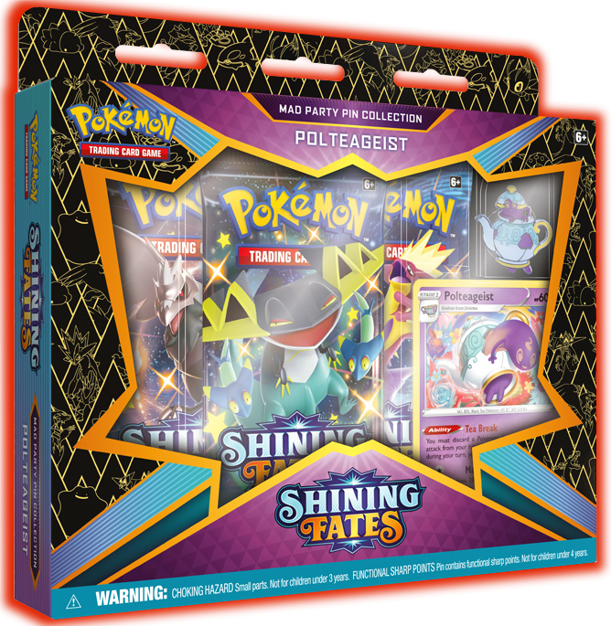 POKEMON: Shining Fates Mad Party Pin Collections