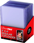 Ultra Pro- 3" X 4" Clear Regular Toploader 25ct